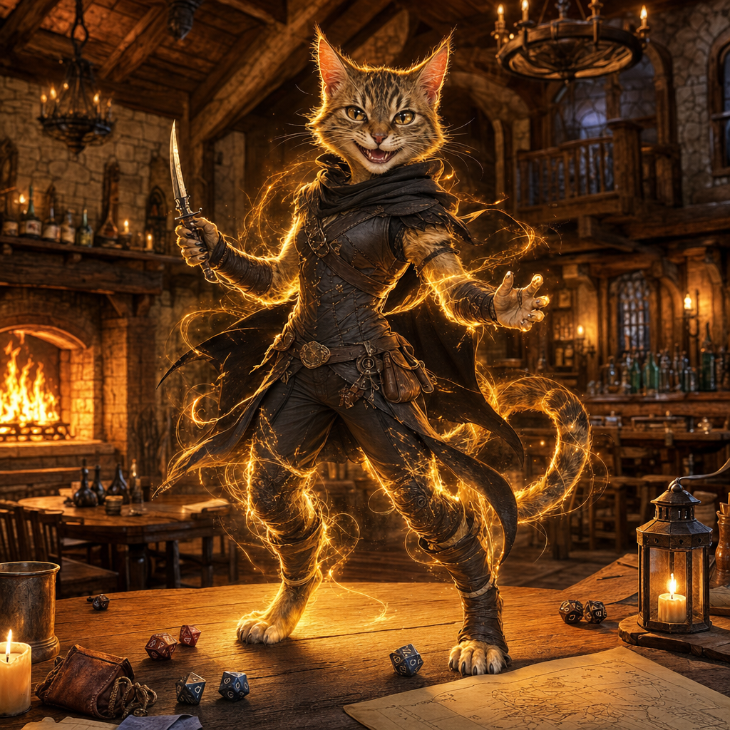 Tibbit D&D: Tiny Cat Shapeshifters That Steal the Show