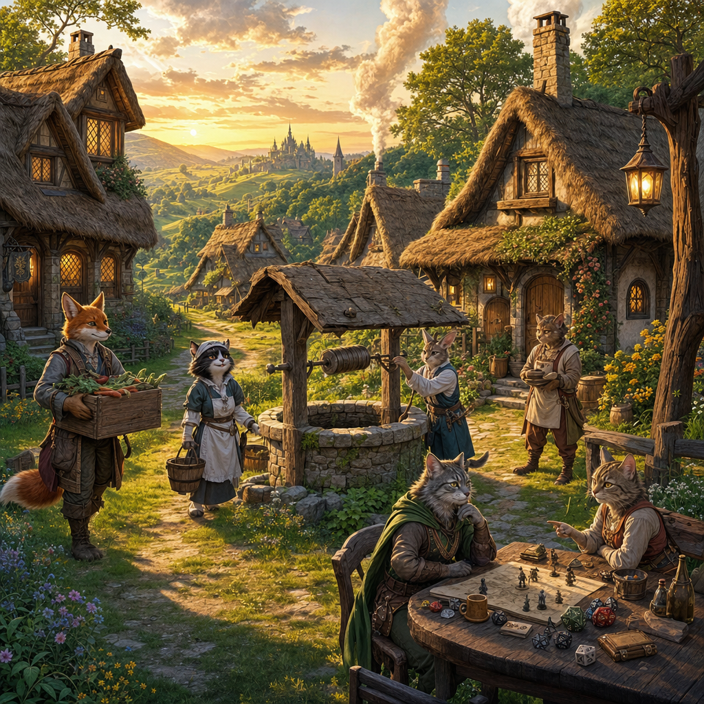 Small Village Ideas for D&D: Building Memorable Rural Communities